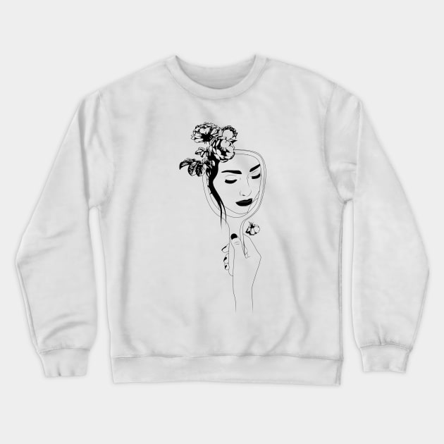 mirror Crewneck Sweatshirt by ellehell